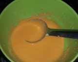A picture of step 1 of Mitha guldana (Sweet Boondi).
