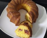 Foto del paso 5 de la receta: Torta de harina de maíz con dulce de membrillo 💗💗💗
