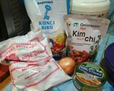 Foto langkah ke 1 dari resep Pancake Kimchi Tuna.
