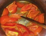 Hình bước làm 2 của món Canh cà chua trứng