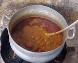 Une image de l'étape 21 de Sauce graines avec pâte de bœuf 😋 et poisson fumé mérou 🩷.