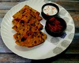 A picture of step 9 of Methi thepla.