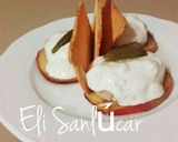 Foto del paso 9 de la receta Tapa fiambre de lomo de atún y gambas en cama de manzana asada y salsa tártara