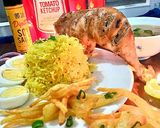 A picture of step 13 of Badami steam tikka with spicy rice.