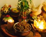 A picture of step 6 of Stir Fried Mushrooms Matar Masala M3.