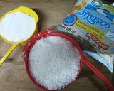 A picture of step 1 of Desiccated Coconut Burfi (Instant Naralachi Vadi).