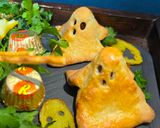 A picture of step 11 of Ghost Sausage Bites 👻.