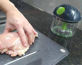 Foto del paso 2 de la receta: Hamburguesa de pollo y boniato en Essen