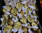 Foto del paso 16 de la receta: Patas muslo empanadas con papas zarpadas al horno!