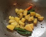 A picture of step 3 of Broccoli Curry.