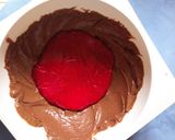 Une image de l'étape 5 de Dôme entremet chocolat framboise.