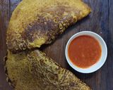 A picture of step 5 of Pancakes besan chilla.