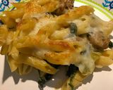 A picture of step 9 of Sausage and Spinach Bake.