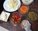 Foto del paso 1 de la receta Ensalada de papas y judías verdes con vinagreta de ajo y perejil