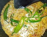 A picture of step 6 of Chilli Karahi.