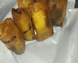 Foto langkah ke 3 dari resep Lumpiah Pisang coklat lumer.