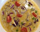 A picture of step 5 of Masala bread omelette.