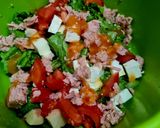 Pas rețetă Salata verde cu ton #mancare de dieta 1 fotografie