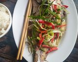 Foto langkah ke 4 dari resep Ikan Kakap kukus.