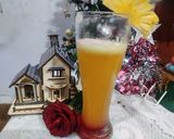 A picture of step 6 of Rising Sun Cocktail.