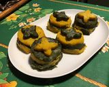 Une image de l'étape 15 de Duos de purées curcuma et spiruline.