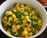 A picture of step 6 of Spring onion sweetcorn salad.