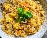 Gambar langkah 5 resipi Nasi Goreng Nanas Chili Oil.