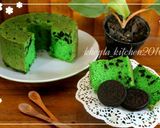 Foto langkah ke 9 dari resep Sponge Cake Pandan Santan with Oreo (lembut bgt.. irit 3 telur).