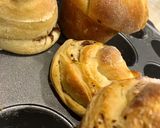 Φωτογραφία βήματος 8 της συνταγής Cruffins με φουντούκια και πραλίνα φουντουκιού με σοκολάτα υγείας