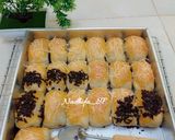 Foto langkah ke 11 dari resep Bolen Pisang Coklat Keju tanpa Korsvet.