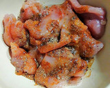 Foto del paso 5 de la receta: Quebab de pechuga de pollo al horno con patatas
