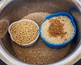 A picture of step 1 of Little Millet Dosa.