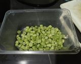 Gambar langkah 1 resipi Kacang Buncis Goreng Telur.