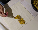 Foto del paso 4 de la receta: Trenza de hojaldre rellena de pollo al curry