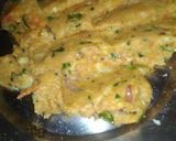भाजी मसाला अंडा फ्रेंच टोस्ट (bhaji masala anda french toast recipe in Hindi) रेसिपी चरण 4 फोटो