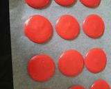A picture of step 16 of Christmas French Macarons with Lemon Buttercream Frosting.