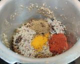 A picture of step 7 of SPICY SOYA GRANULES with MATAR...