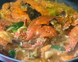 Foto langkah ke 8 dari resep Udang Kepiting saos Padang.