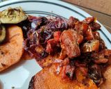 Foto del paso 3 de la receta: Sanduchitos🍆🧅🍅 de calabaza🎃🥙🧀
