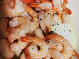 Camarones al ajillo - Tapeo