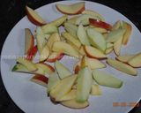 A picture of step 5 of Tiny Apple Cakes.