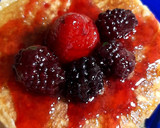 Foto del paso 6 de la receta: Pancakes de manzana, miel y frutos rojos