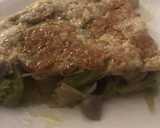Foto del paso 8 de la receta: Pescado 🐠 a la plancha con habitas y ajos tiernos. Comida sencilla y saludable
