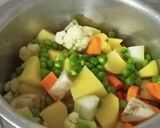 A picture of step 2 of Pressure Cooker Pav bhaji in 25 minutes.