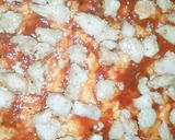 A picture of step 6 of Green and white pizza.