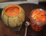 Foto del paso 1 de la receta: Melón Cantalaup convertido en melón de Galia