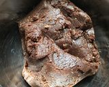 A picture of step 3 of Spiced Chocolate Peanut Butter Cookies with Lentil Flour.
