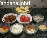 A picture of step 1 of पनीर स्टफ्ड आलू इन काजू ग्रेवी.