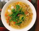 Hình bước làm 9 của món Soup tôm ngô nấm