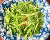 蒜香A菜的食譜步驟3照片